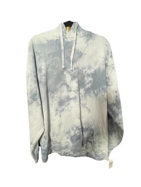 NWT Original Paperbacks Blue Crystal Wash Tie-Dye Hoodie Men's XXL MSRP $40